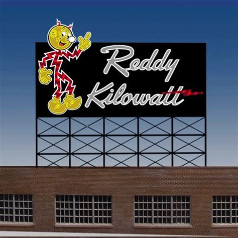 Miller Engineering Reddy Kilowatt Animated Billboard Hon Scale