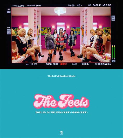 트와이스 첫 영어 싱글 The Feels 10월 전 세계 발매