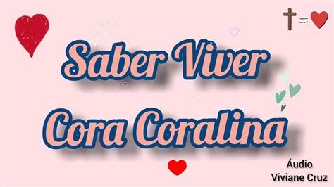 Poesia Saber Viver Cora Coralina