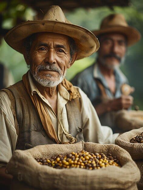 Premium Photo Photo Of Coffee Farmers Selling Their Beans At A Market