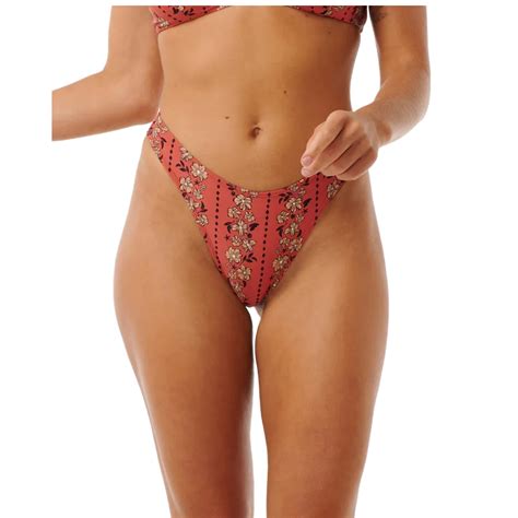 Bikini Rip Curl Soleil Hi Leg Skimpy Rojo La Isla
