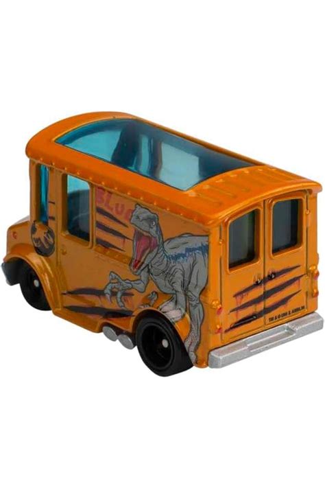 HOT WHEELS VELOCIRAPTOR BLUE Dinozor Resimli Oyuncak Metal Araba Kamyonu Özel Dinazor