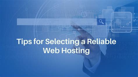 top  tips  choosing reliable web hosting company
