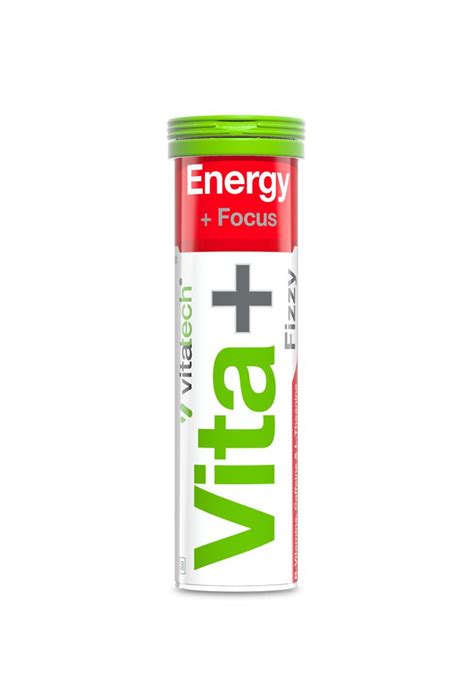 Vitatech Vita Energy Effervescent Fusion Berry 10 Fizzies Shop Today