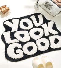 Amazon Dyefury Irregular Get Naked Bath Mat Funny Cute Green Sage Rugs X Non