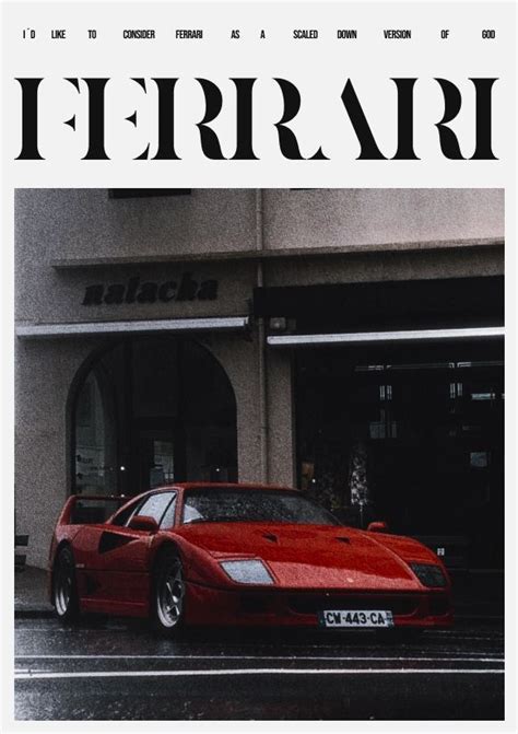 Pin by Kağan on H u0131zl u0131 Kaydedilenler Ferrari poster Vintage