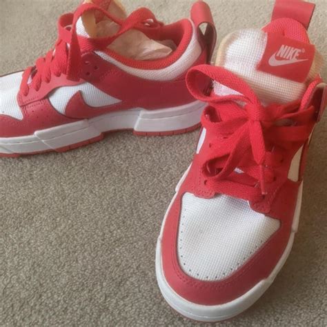 Red Nike dunk low disrupt trainers , from asos last... - Depop