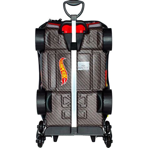 Mochila Escolar Infantil De Rodinhas Em EVA Hot Wheels Night Shifter