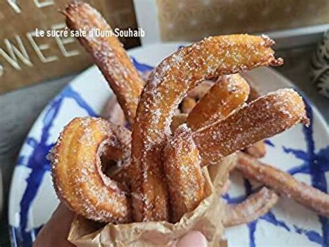 Churros Facile Sans Appareil De Le Sucr Sal D Oum Souhaib Et Ses