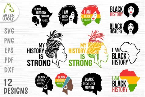 Black History Month Bundle Black Woman Svg African American