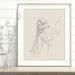 Figure Drawing Nude Art Sketch Fashion Sketch Figurative Art Print Etsy
