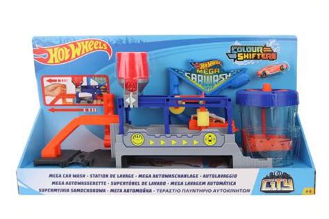 Hot Wheels Color shifters mega myčka FTB66 Nejbaby cz