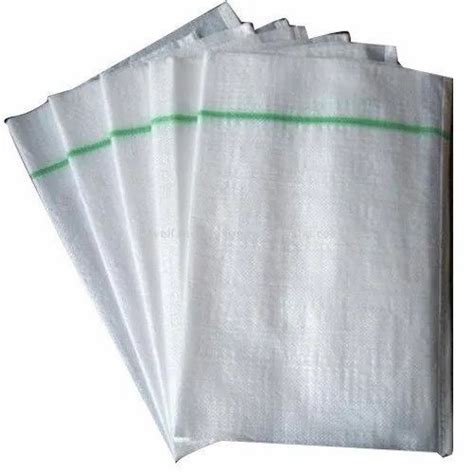 White Pp Woven Packing Bag For Packaging Capacity Kg To Kg At