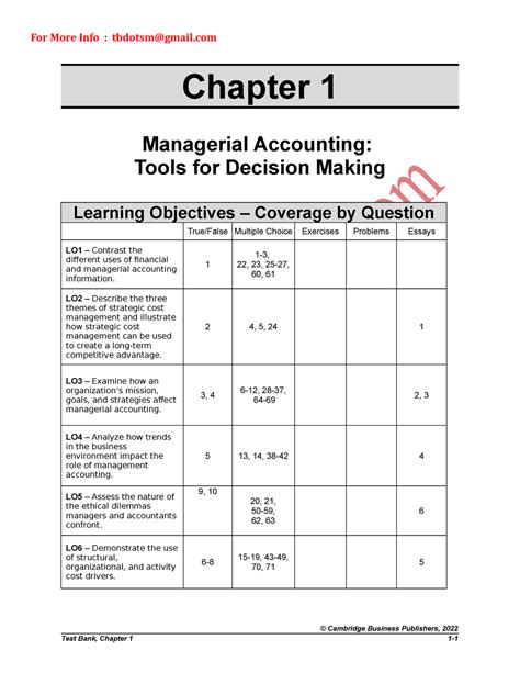 Solutions And Test Bank For Managerial Accounting 9th Edition By Kulp