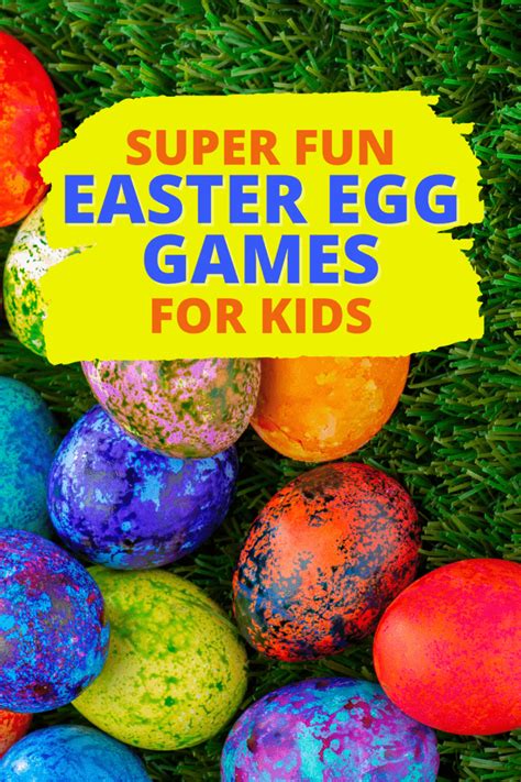 23 Fun Games To Play With Easter Eggs Easter Egg Activity Ideas