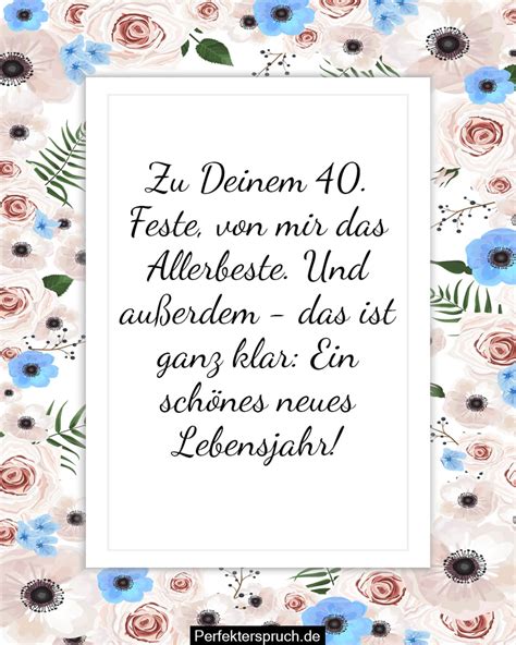 Glückwünsche zum 40 Geburtstag mit Bildern zum runterladen