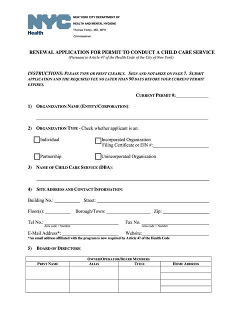 Nyc Health Permit Renewal Fill Online Printable Fillable Blank