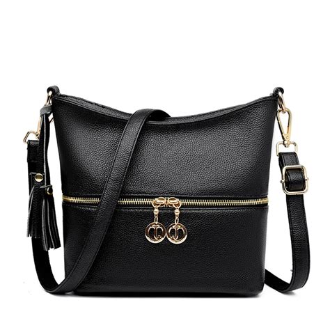 Sacos Crossbody De Couro Macio Para Mulheres Bolsas De Designer De Luxo