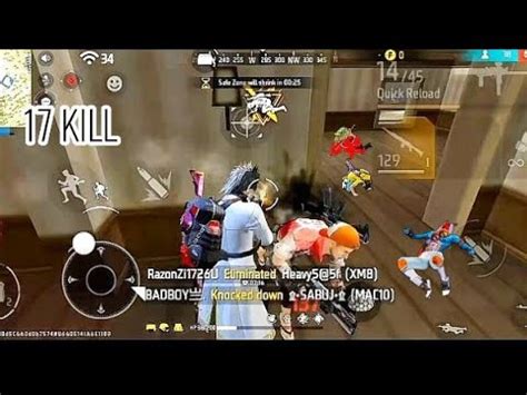 Free Fire Solo Vs Squad Free Fire Gameplay Free Fire 1 Vs 4 17