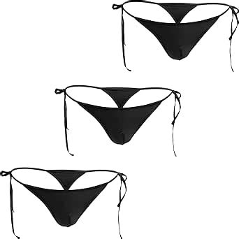 Faringoto Bulge Enhancing Thong For Men G String Ice Silk Gay Sissy Thongs At Amazon Mens