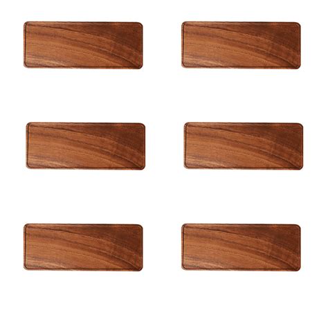 6x South American Walnut Tray Solid Wood Wooden Afternoon Tea Tray