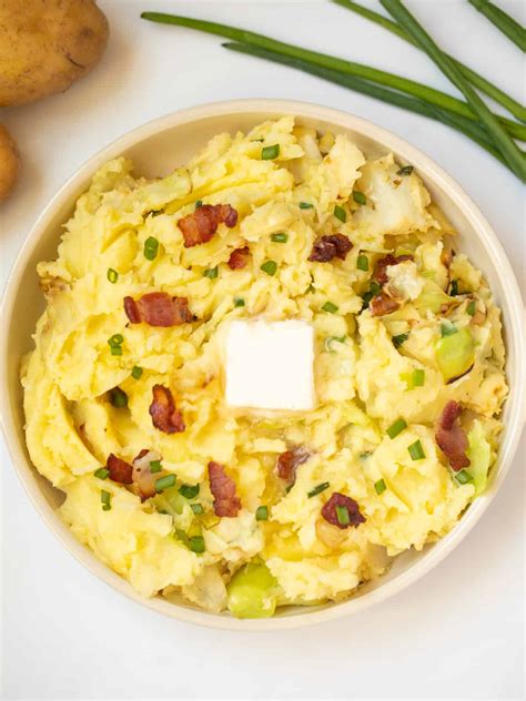 Colcannon Irish Mashed Potatoes With Cabbage