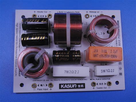 2pcs KASUN L-480C 3 Way 4 блок 200 Вт Hi-Fi аудио динамик кроссовер с ...