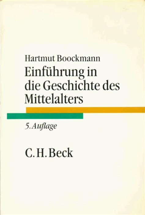 PDF Boockmann Einführung in Geschichte des Mittelalters pdf