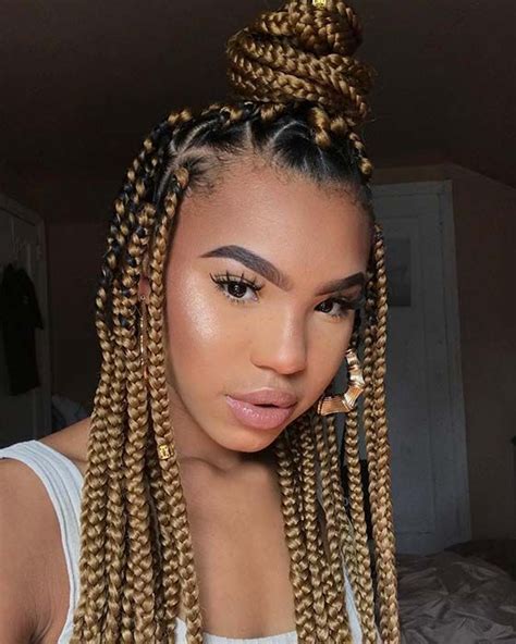 20 Ways To Wear Box Braids Fashion Style