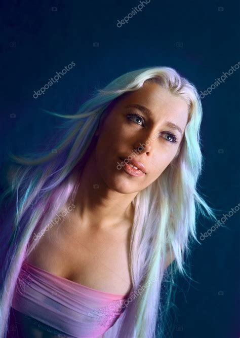 Multi-coloured hair — Stock Photo © friday #6172132