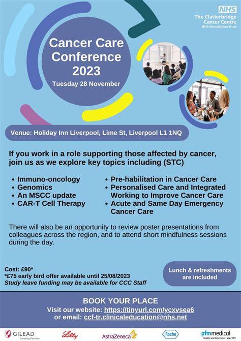 Our Clinical Education team are very excited to be hosting the Cancer