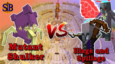 Mutant Shulker Mutant More Vs Illage And Spillage Bosses