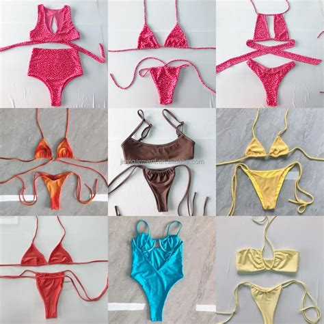 Oem New Style Women Swimsuit Two Pieces Bikini Set Sexy Custom Solid Color Swimwear Beachwear