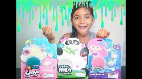 Unboxing Slime Mix In Kits Youtube