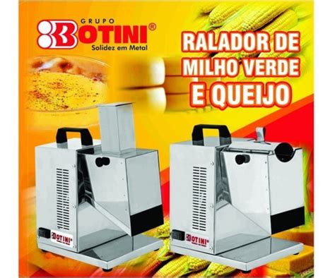 Ralador De Milho Verde E Queijo Elétrico Inox 2 Em 1 Botini Frete grátis