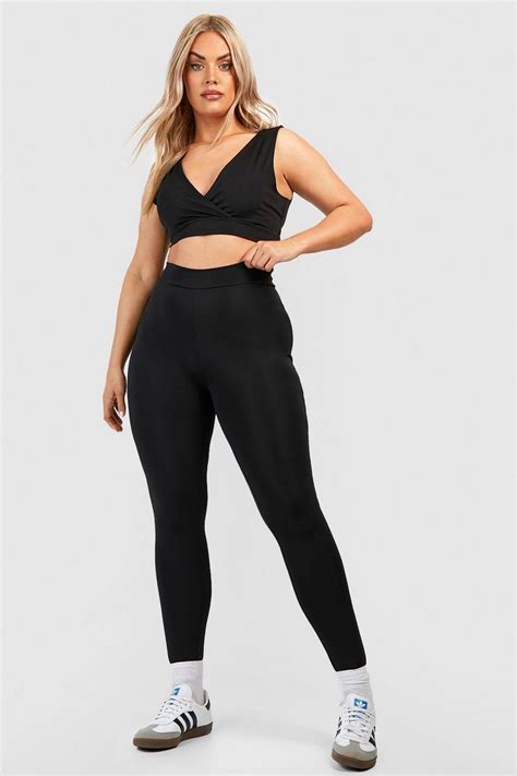 Plus Size Leggings Comfy Plus Size Leggings Boohoo Australia