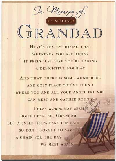 For Grandad Grandfather Quotes In Loving Memory Quotes Grandad Quotes