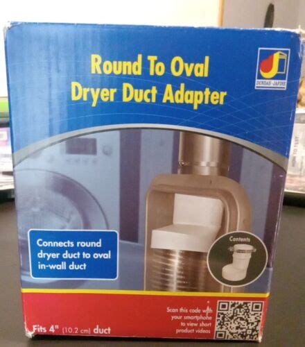 Round To Oval Dryer Duct Adapter EBay