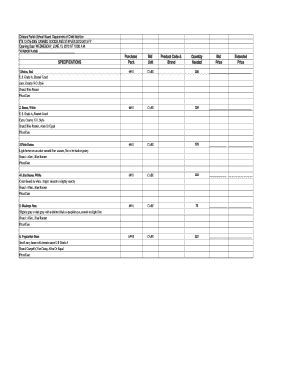 Fillable Online Specifications For Itb Cn Canned Goods And