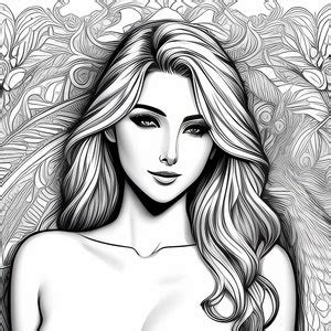 Nudes Sexy Coloring Pages Mature Content Etsy