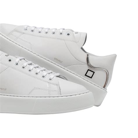 D A T E Sneakers Sfera Calf White Scarlet Calzature Scarpe Donna