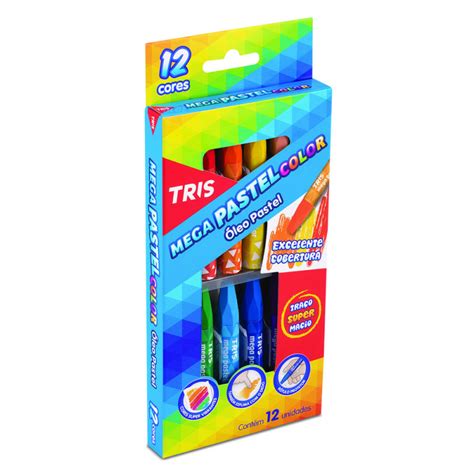 Kit Acuarela Óleo Pastel 12 Colores Tris Comprar En Tu Tienda Online