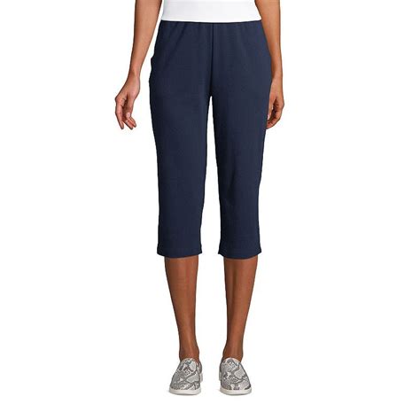 Womens Lands End Sport High Waist Pull On Capri Pants In 2022 Capri