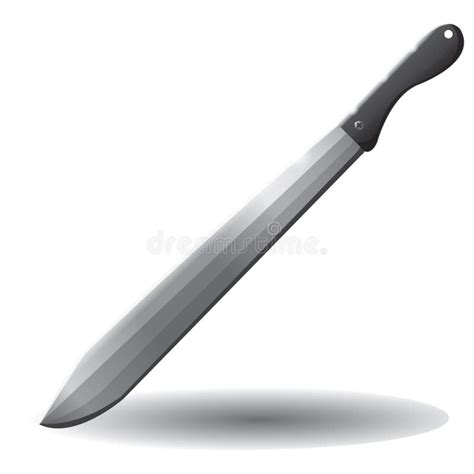 Machete Vector Illustration Decorative Design Stock Vector