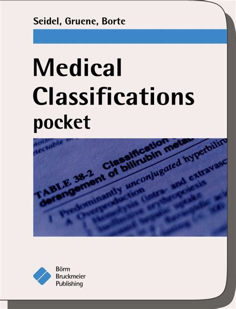 Medical Classifications Pocket: Seidel, Bastian M., M.D., Gruene ...
