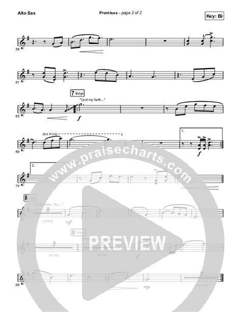 Promises Radio Alto Sax Sheet Music Pdf Maverick City Music Joe L