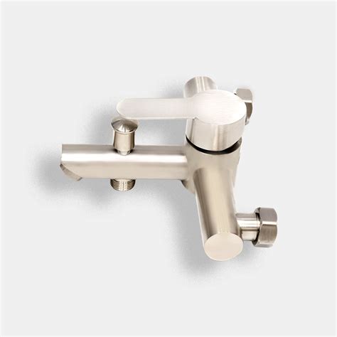 Stainless Steel Triple Bathtub Shower Hot And Cold Wall Faucet A Constart
