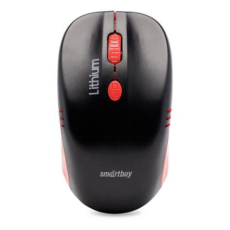 Мышь беспроводная с зарядкой от USB Smartbuy ONE 344CAG черно-красная ...