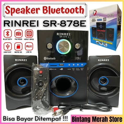 Speaker Aktif RINREI SR 878E 878C Multimedia 2 1 Super Woofer