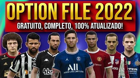 PESVicioBR Option File 2021 2022 PES 2021 PS5 PS4 Parches Y Option